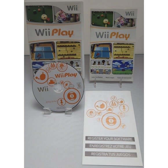 Nintendo Other - Wii Play - Nintendo Wii - CIB - Manual & Insert Included - Tested - Working